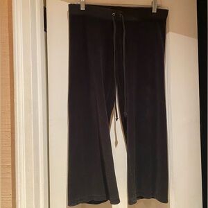 **SOLD** Vintage Y2K Black Terry Cloth Juicy Couture Pull On Pant 👑💕